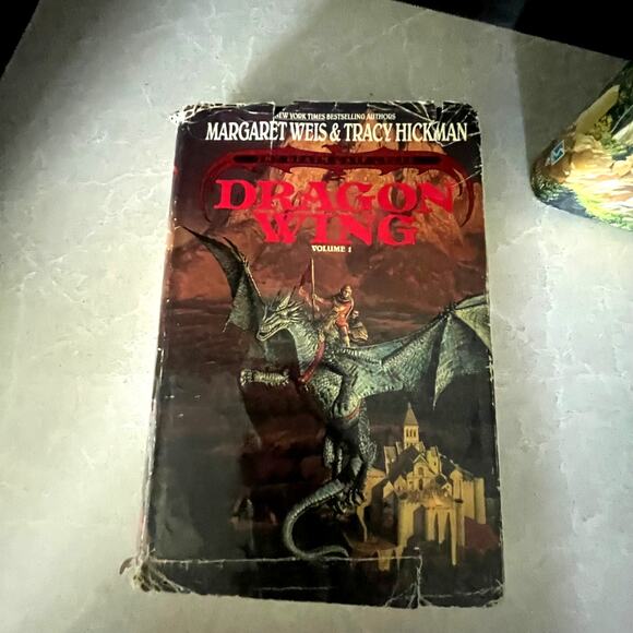Margaret Weis Tracy Hickman Lot os 2 books Dragon wing The Seventh Gate fantasy - Picture 12 of 15
